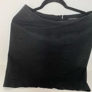 Banana republic king size 6 women’s mini skirt, six panel stretch, black